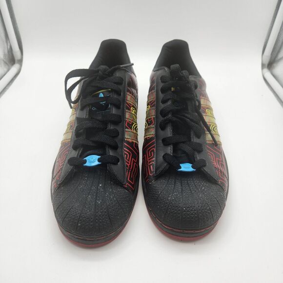 Adidas RARE Superstar OG Limited Edition Pac Man Shoes Size 9.5 Used 2007 - Picture 2 of 7